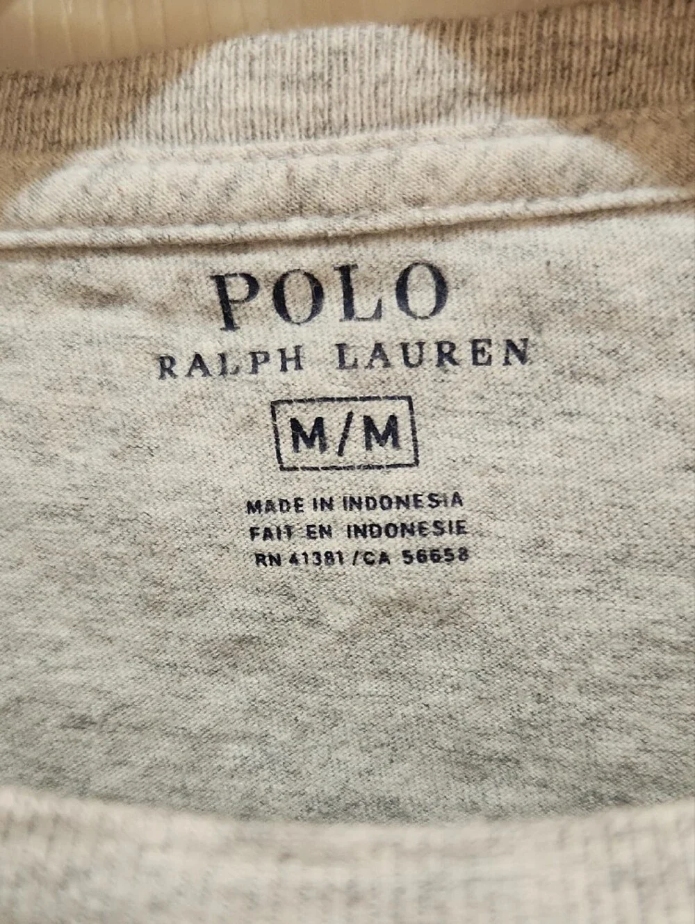 Polo by Ralph Lauren Light Heather Gray Crewneck Tee